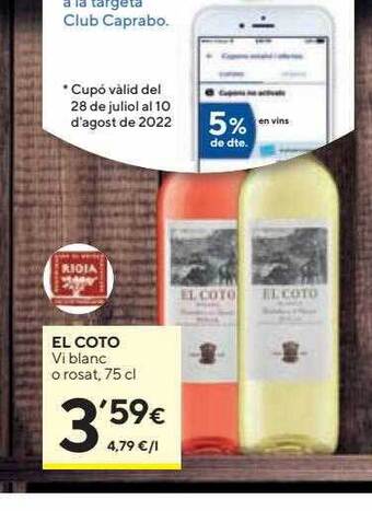 Caprabo El coto oferta