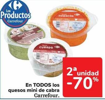 Carrefour En todos los quesos mini de cabra carrefour oferta