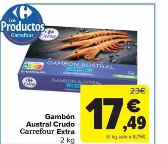 Carrefour Gambón austral crudo carrefour extra oferta