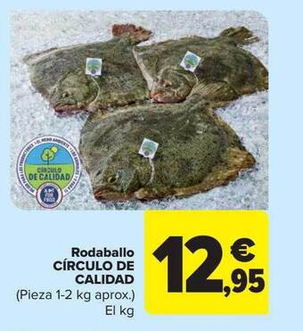 Carrefour Rodaballo circulo de calidad oferta