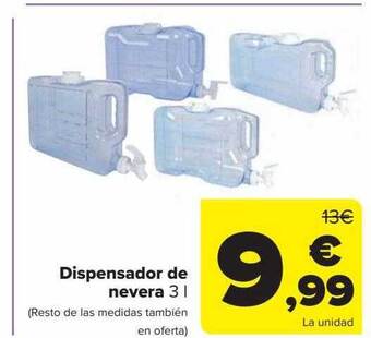 Carrefour Dispensador de nevera oferta