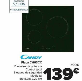 Carrefour Candy placa ch63cc oferta
