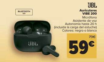 Carrefour Jbl auriculares vibe 200 oferta