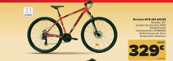 Carrefour Bicicleta mtb 290 racer oferta