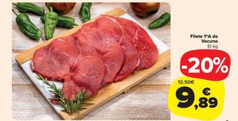Carrefour Market Filete 1a de vacuno oferta