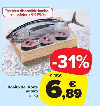 Carrefour Market Bonito del norte entero oferta