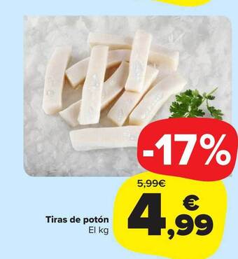 Carrefour Market Tiras de potón oferta