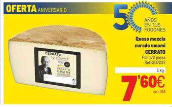 Makro Queso mezcla curado umami cerrato oferta