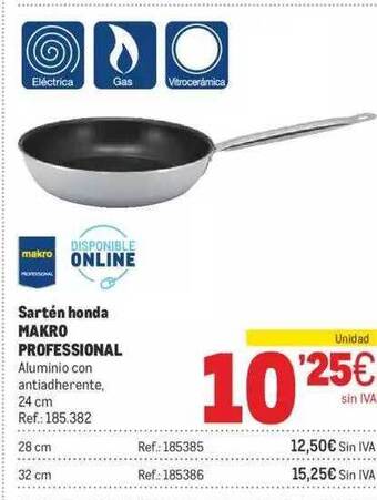 Makro Sartén honda makro professional oferta