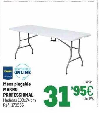 Makro Mesa plegable makro professional oferta