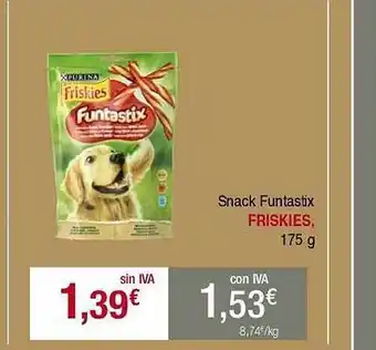 Masymas Snack funtastix friskies oferta