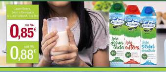 Masymas Leche entera semi o desnatada c.l. asturiana oferta