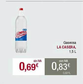 Masymas Gaseosa la casera oferta