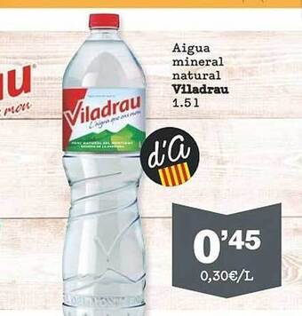 Sorli Aigua mineral natural viladrau oferta