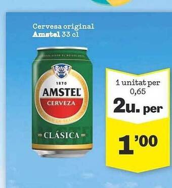 Sorli Cervesa original amstel oferta
