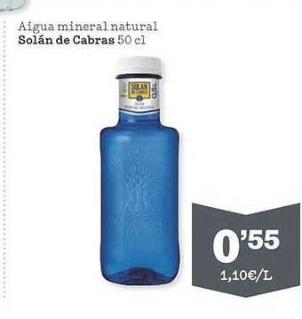 Sorli Aigua mineral natural solán de cabras oferta