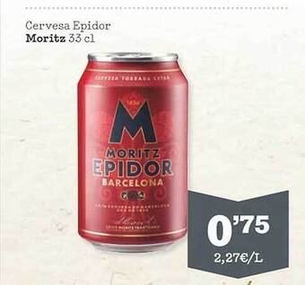 Sorli Cervesa epidor moritz oferta
