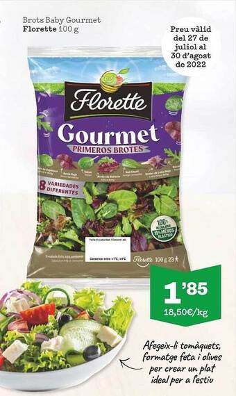 Sorli Brots baby gourmet florette oferta