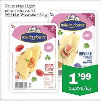 Sorli Formatge light edam o havarti millán vicente oferta