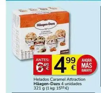 Supermercados Charter Helados caramel attraction häagen-dazs oferta