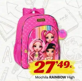 Supermercados Dani Mochila rainbow high oferta