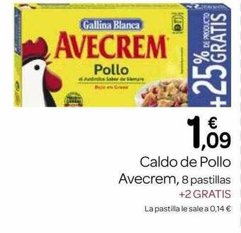 Supermercados El Jamón Caldo de pollo avecrem oferta