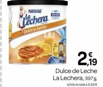Supermercados El Jamón Dulce de leche la lechera oferta
