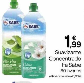 Supermercados El Jamón Suavizante concentrado ifa sabe oferta