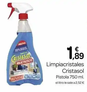 Supermercados El Jamón Limpiacristales cristasol oferta