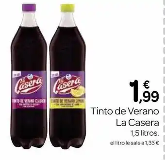 Supermercados El Jamón Tinto de verano la casera oferta