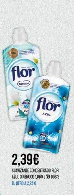 Claudio Suavizante concentrado flor azul o nenuco oferta