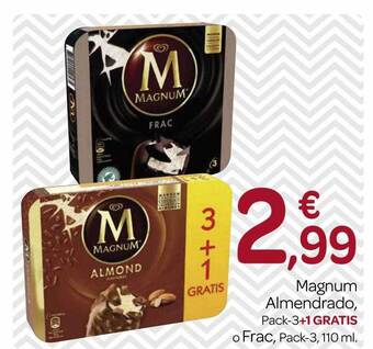 Supermercados El Jamón Magnum almendrado oferta