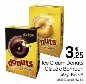 Supermercados El Jamón Ice cream donuts glacé o bombón oferta