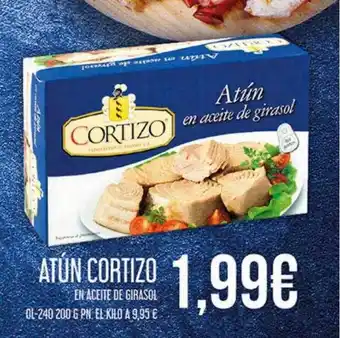 Claudio Atún cortizo en aceite de girasol oferta