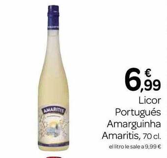 Supermercados El Jamón Licor portugués amarguinha amaritis oferta