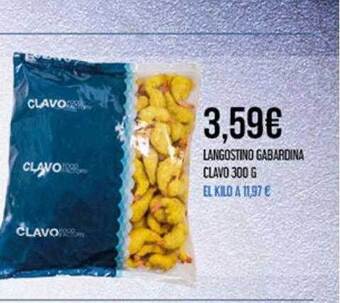 Claudio Langostino gabardina clavo oferta
