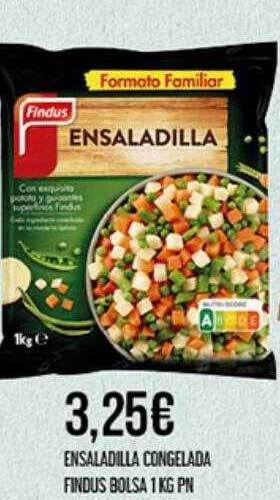 Claudio Ensaladilla congelada findus bolsa oferta