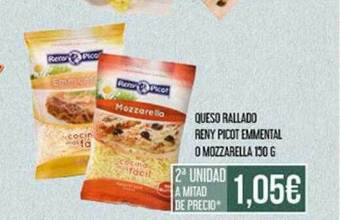 Claudio Queso rallado reny picot emmental o mozzarella oferta