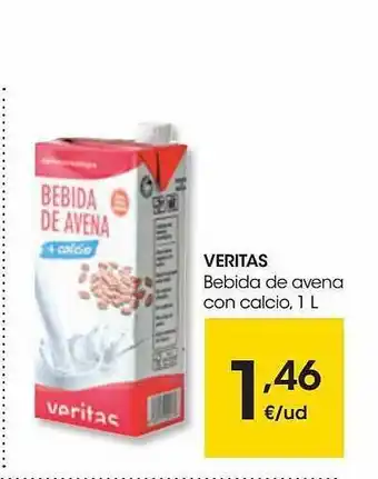 Eroski Veritas bebida de avena con calcio oferta
