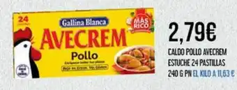 Claudio Caldo pollo avecrem estuche 24 pastillas oferta