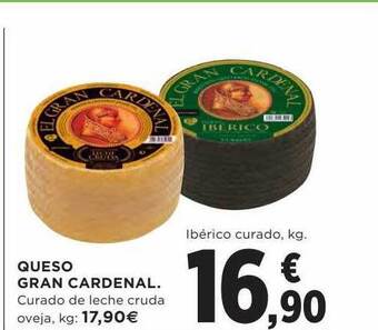 Hipercor Queso gran cardenal oferta
