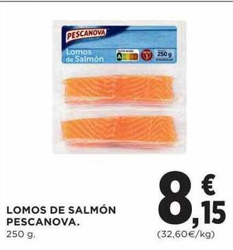 Hipercor Lomos de salmon pescanova oferta