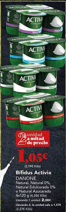 Gadis Bifidus activia danone oferta
