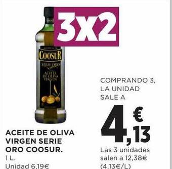 Hipercor Aceite de oliva virgen serie oro coosur oferta