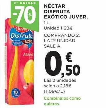 Hipercor Néctar disfruta exótico juver oferta