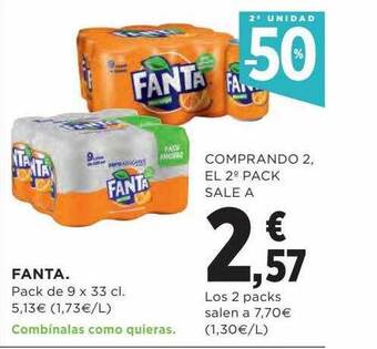 Hipercor Fanta oferta