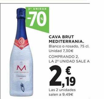 Hipercor Cava brut mediterrania oferta