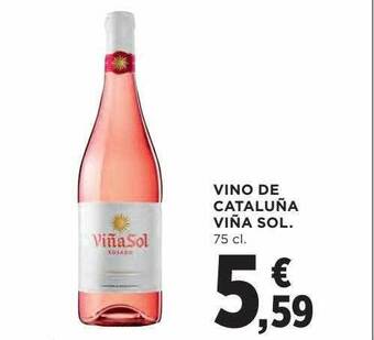 Hipercor Vino de cataluña viña sol oferta