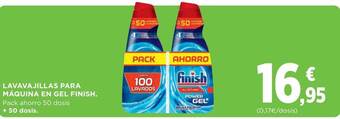 Hipercor Lavavajillas para máquina en gel finish oferta