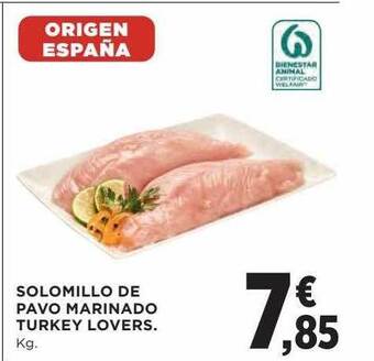 Hipercor Solomillo de pavo marinado turkey lovers oferta